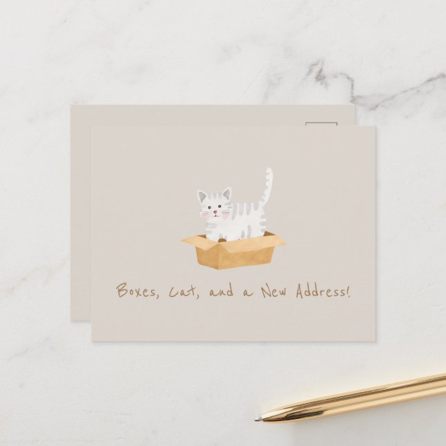 Carte Postale Histoires d'une nouvelle maison (Devant/Arrière en situation)