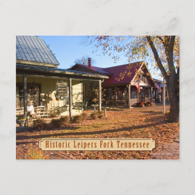 Carte postale historique Leipers Fork Tennessee (Devant)