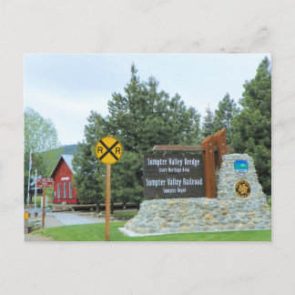 Carte Postale Historique Sumpter Gold Dredge et Railway Park