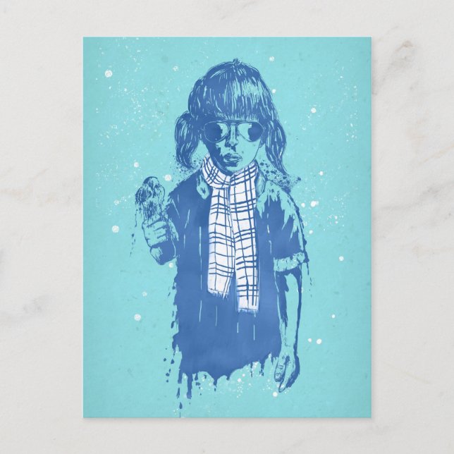 Carte Postale hiver (Devant)