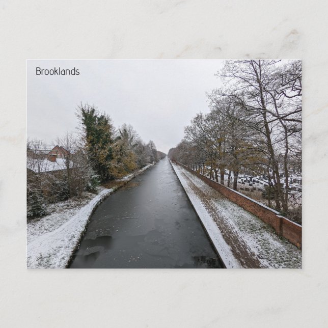 Carte Postale Hiver à Manchester (Devant)