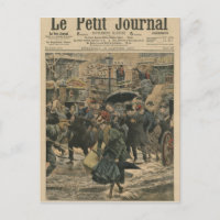 Hiver à Paris marche dans la boue