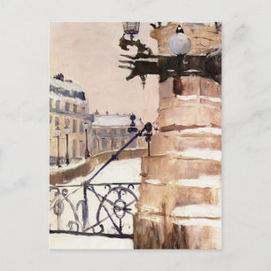 Carte Postale Hiver à Paris par Frits Thaulow