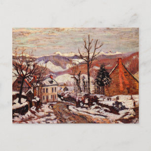 Carte Postale Hiver à Saint Sauves d'Auvergne