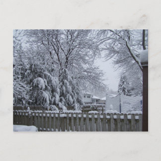 Carte Postale Hiver dans le New Jersey