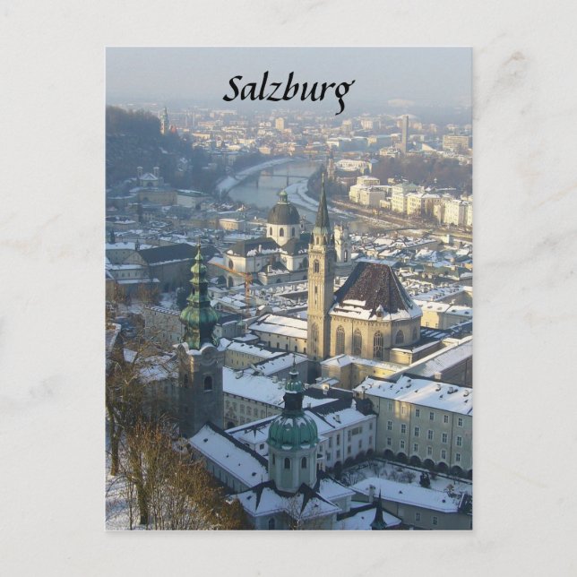 Carte Postale hiver de salzbourg (Devant)