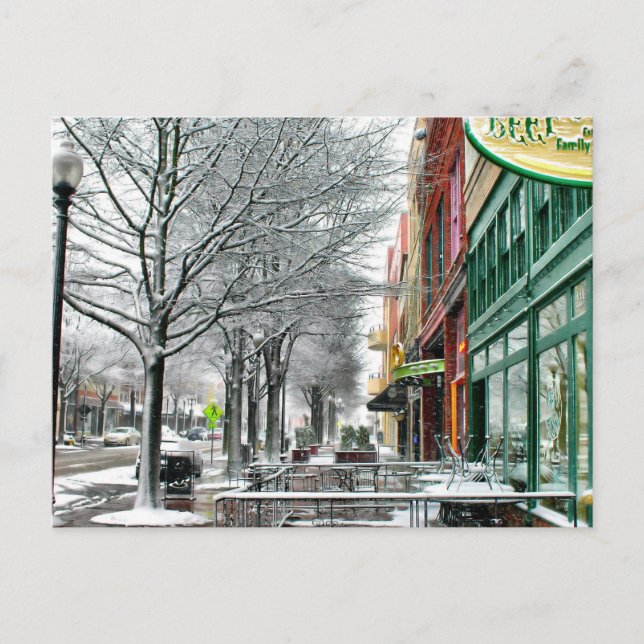 Carte Postale Hiver du centre (Devant)