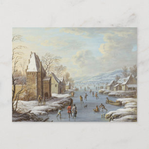 Carte postale hiver vintage