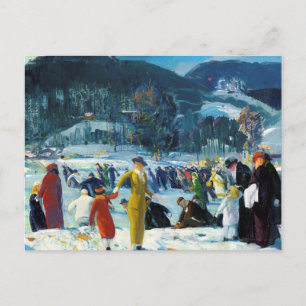 Carte postale hiver vintage