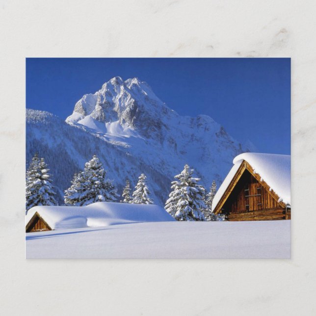 Carte postale hivernale (Devant)