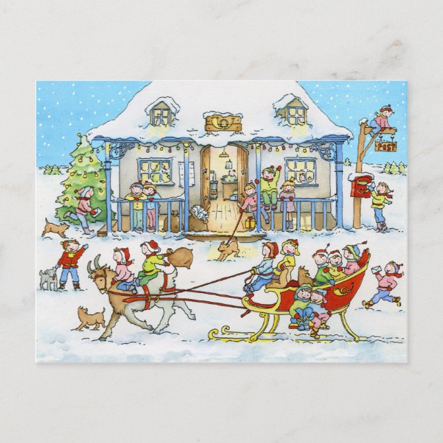 Carte postale hivernale (Devant)