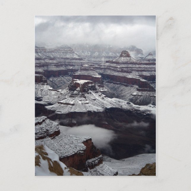 Carte postale hivernale du parc national du Grand  (Devant)