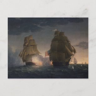 Carte Postale HMS Endymion contre le président américain