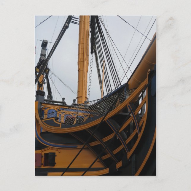 CARTE POSTALE HMS VICTORY - PORTSMOUTH - UK - NELSON'S WARSHIP (Devant)