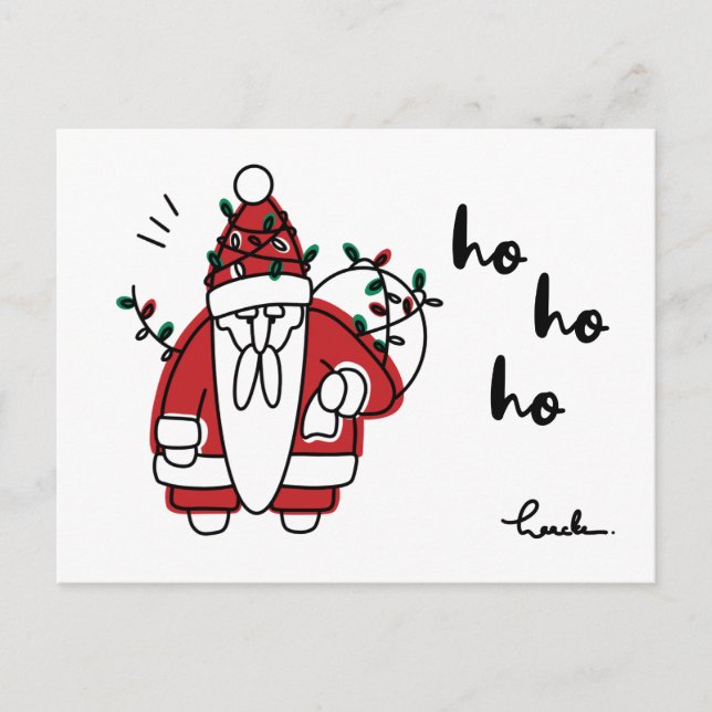 Carte Postale ho ho (Devant)