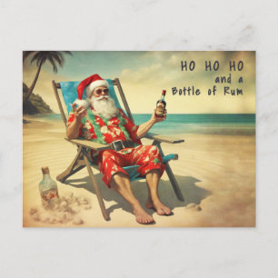 Carte Postale Ho Ho Ho Ho & Rum