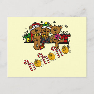 Carte Postale Ho Ho Ho Nounours