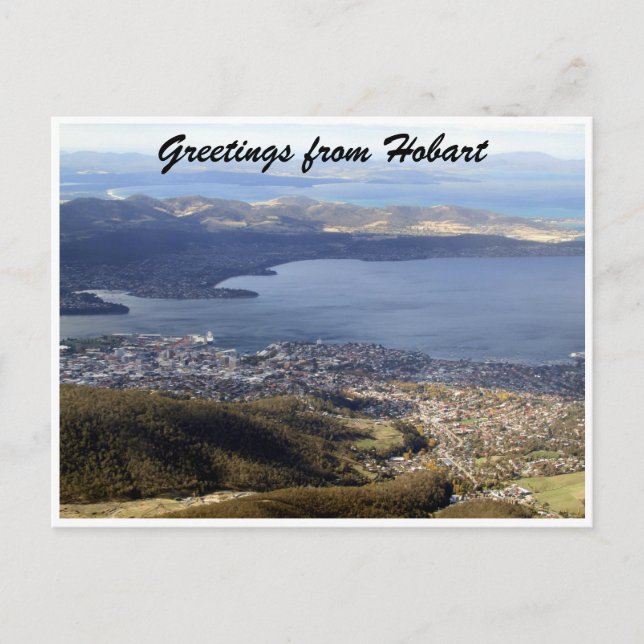 Carte Postale hobart afficher les voeux (Devant)