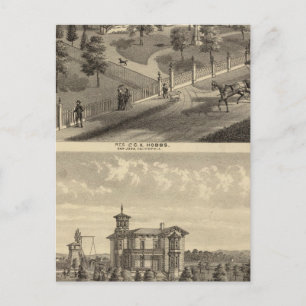 Carte Postale Hobbs, Résidences Bradley