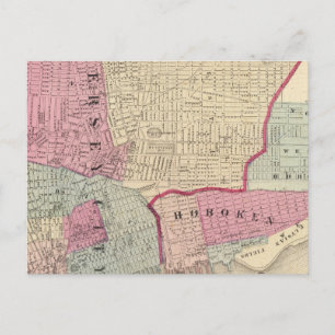 Carte Postale Hoboken, Jersey City