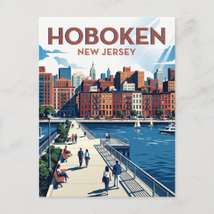 Carte Postale Hoboken New Jersey