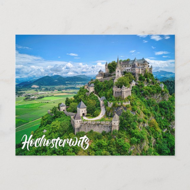Carte Postale Hochosterwitz Castle, Austria (Devant)