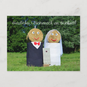 Carte Postale Hochzeit ....Glückwunsch