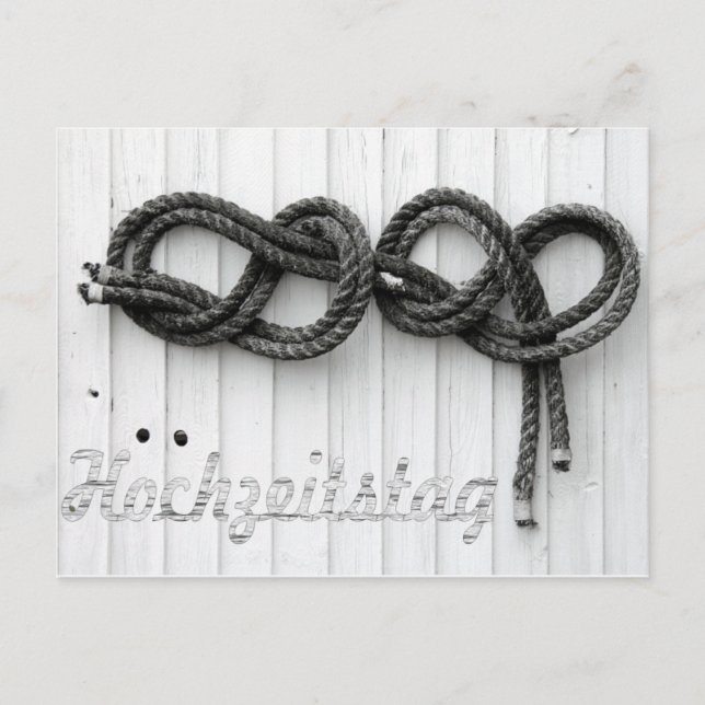 Carte Postale Hochzeitstag (Devant)