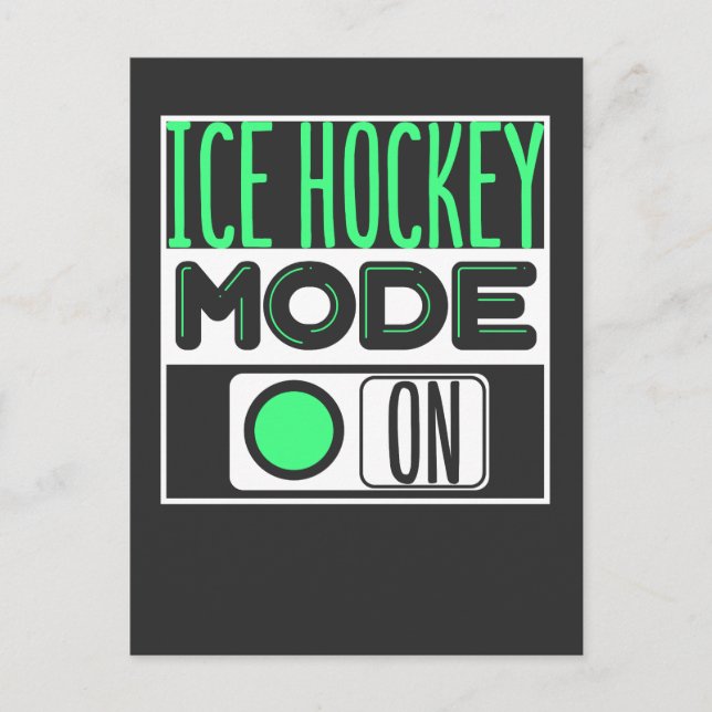 Carte Postale Hockey sur glace (Devant)