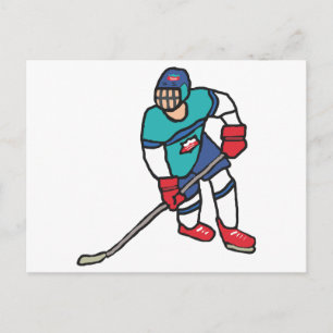 Carte Postale Hockey sur glace
