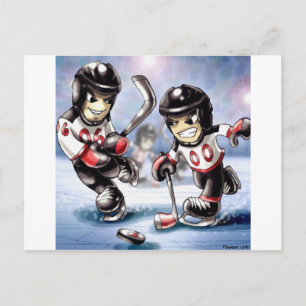 Carte Postale hockey sur glace