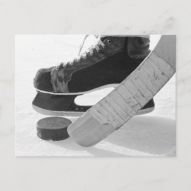 Carte Postale Hockey sur glace (Devant)