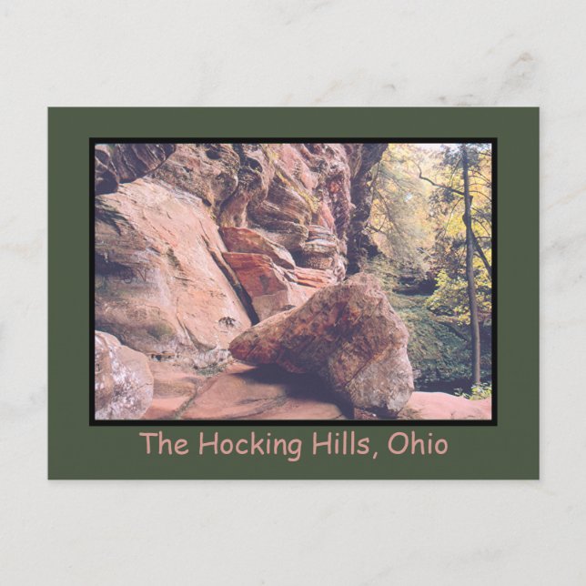 Carte Postale "HOCKING HILLS Area IN S.E. OHIO" (Devant)