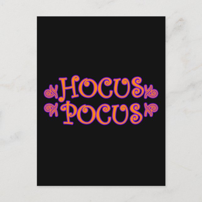 Carte Postale Hocus Pocus (Devant)