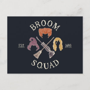 Carte Postale Hocus Pocus Broom Squad Est. 1693