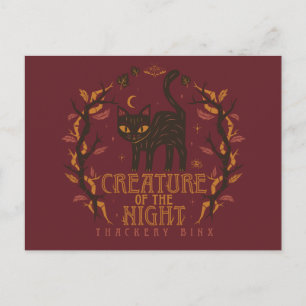 Carte Postale Hocus Pocus Thackery Binx Night Magie