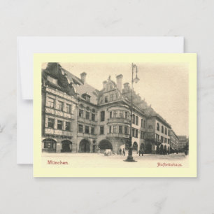 Carte Postale Hofbrauhaus, Munich, Allemagne 1900 Vintage