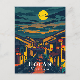 Carte postale Hoi An Vietnam Ancienne Lanterns Tow