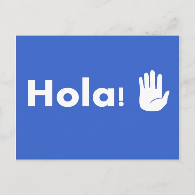 Carte Postale Hola (Devant)