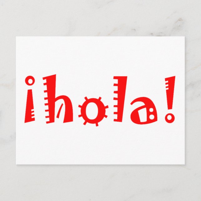 Carte Postale Hola (Devant)
