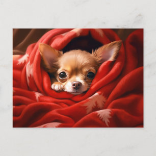 Carte Postale Holiday Chihuahua