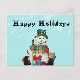Carte postale Holiday Snowman