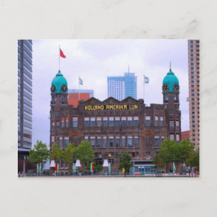 Carte Postale Holland America Line building, Rotterdam