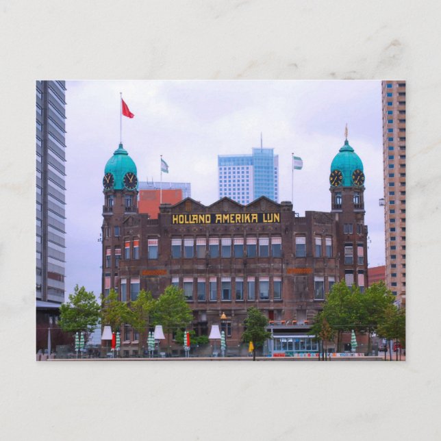 Carte Postale Holland America Line building, Rotterdam (Devant)