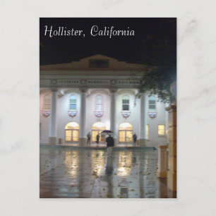 Carte Postale Hollister, édifice commémoratif des anciens combat