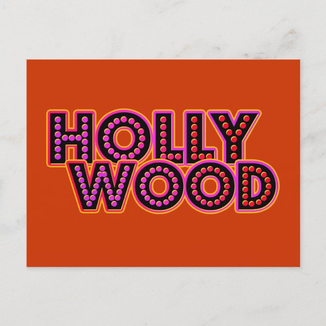 Carte Postale Hollywood (Devant)
