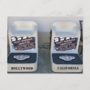 Carte postale Hollywood amusante !
