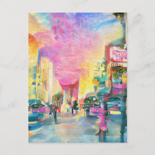 Carte Postale Hollywood Boulevard (Devant)