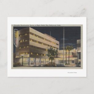 Carte Postale Hollywood, CA - Columbia Broadcasting System