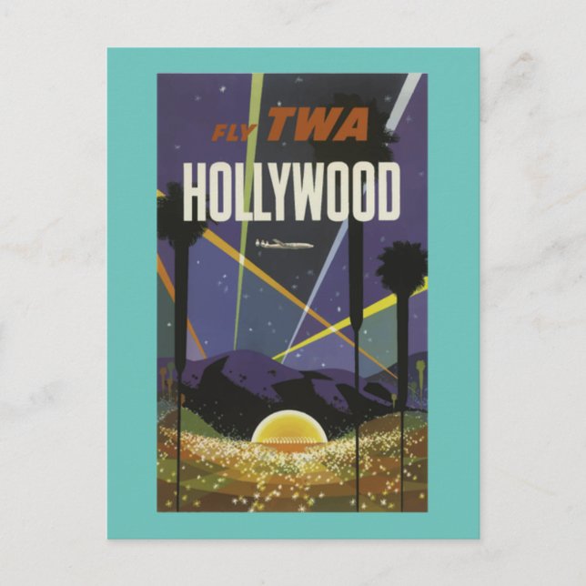 Carte Postale HOLLYWOOD      CALIFORNIAVintage voyage (Devant)